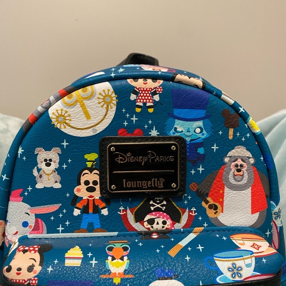 Loungefly Disney Parks Chibi Characters Attractions Mini Backpack - Picture 3 of 10